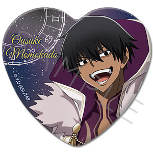 TVアニメ「桃源暗鬼」第4弾 ハート型缶バッジ CD (矢颪碇)[シンク