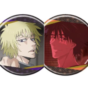 缶バッジ「TVアニメ『忍者と極道』」01/場面写イラスト 8個入りBOX