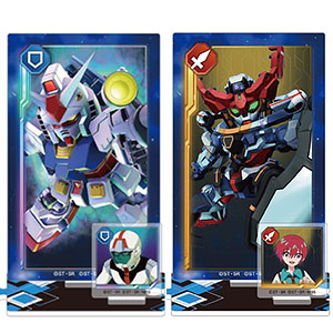 SDガンダム ジージェネレーション エターナル 部隊編成風アクリルスタンドコレクション 機動戦士ガンダム＆GQuuuuuuX BOX