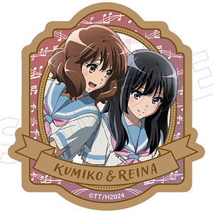 最終楽章 響け！ユーフォニアム 木製バッジ C 久美子＆麗奈(夏制服)