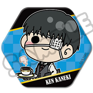 TVアニメ『東京喰種トーキョーグール』六角形缶バッジMG(ウタ)[シンク