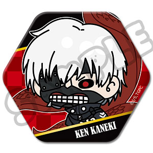 TVアニメ『東京喰種トーキョーグール』六角形缶バッジMA(金木研)あんて