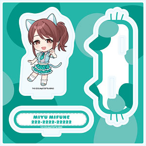 アクリルスタンドプレート「アイドルマスター シンデレラガールズ」20/三船美優 猫ver.(ミニキャライラスト)