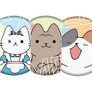 うごく！ねこむかしばなし ミニ缶バッジセット Bセット