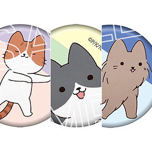 うごく！ねこむかしばなし ミニ缶バッジセット Cセット