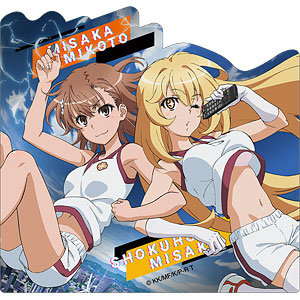 とある科学の超電磁砲 メタルステッカー 御坂美琴＆食蜂操祈