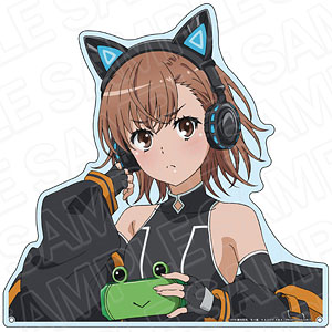 TVアニメ「とある科学の超電磁砲T」 特大ダイカットアクリルボード 御坂美琴 ゲーミング ver.