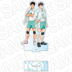 アニメ「ハイキュー！！」 オーロラアクリルフィギュア 及川徹・岩泉一