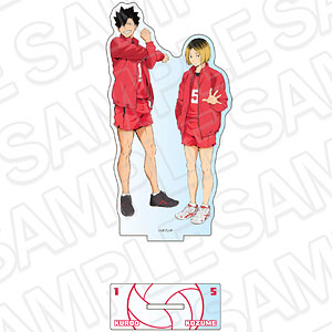アニメ「ハイキュー！！」 オーロラアクリルフィギュア 黒尾鉄朗・孤爪研磨