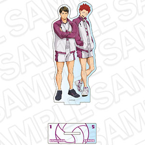 アニメ「ハイキュー！！」 オーロラアクリルフィギュア 牛島若利・天童覚