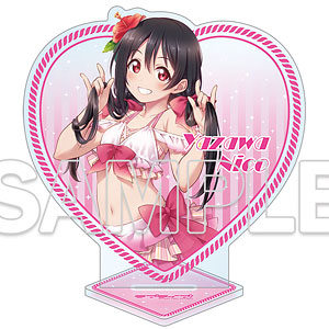 『ラブライブ！』ハート型ラメ入りアクリルスタンド 矢澤にこ