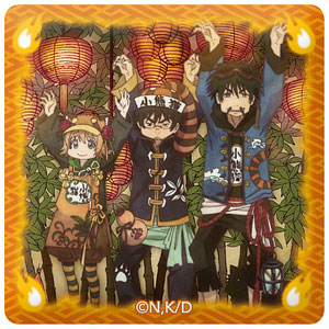 TVアニメ『出禁のモグラ』 ガラスマグネット 百暗桃弓木・真木栗顕・桐原八重子