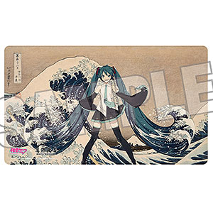 初音ミク×葛飾北斎 iXima デスクマット 神奈川沖波裏