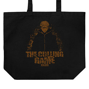 呪術廻戦 死滅回游 虎杖悠仁 ラージトート/BLACK