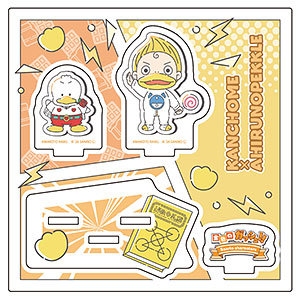アクリルスタンドプレート「金色のガッシュ！！×サンリオキャラクターズ」03/キャンチョメ×あひるのペックル(コラボイラスト)