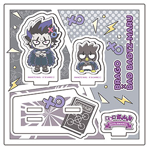 アクリルスタンドプレート「金色のガッシュ！！×サンリオキャラクターズ」05/ブラゴ×バッドばつ丸(コラボイラスト)
