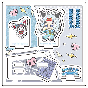 アクリルスタンドプレート「金色のガッシュ！！×サンリオキャラクターズ」06/ウォンレイ×クロミ(コラボイラスト)