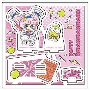 アクリルスタンドプレート「金色のガッシュ！！×サンリオキャラクターズ」11/パティ×けろけろけろっぴ(コラボイラスト)