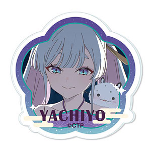 超かぐや姫！ アクリルバッジ デザイン10(月見ヤチヨ)（再販