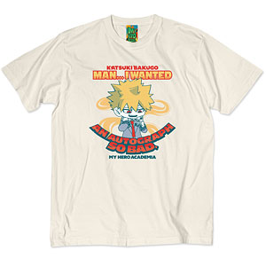 アニメ『僕のヒーローアカデミア』 第1弾 第二次決戦編 シーンイラストTシャツ 2(サイン欲しかったんだよな) アイボリー M