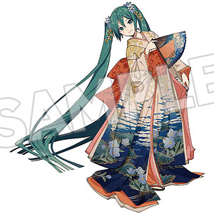 初音ミク×葛飾北斎 ぬいぐるみ 山