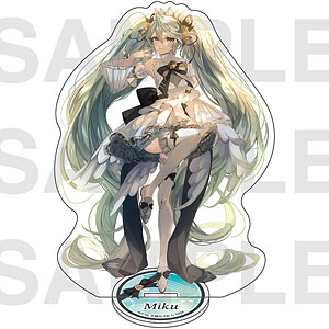 初音ミクシンフォニーコラボカフェ 10th Anniversary Party 等身アクリルスタンド 初音ミク