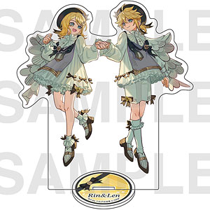 初音ミクシンフォニーコラボカフェ 10th Anniversary Party 等身アクリルスタンド 鏡音リン・鏡音レン