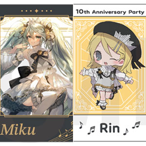 初音ミクシンフォニーコラボカフェ 10th Anniversary Party トレーディングフォト風カード 11個入りBOX