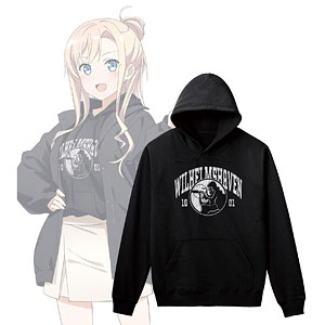 ハイスクール・フリート 描き下ろし ヴィルヘルミーナ デート私服 着用 クラックプリントパーカー ユニセックス XXL