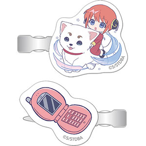 銀魂 前髪クリップ ぱすてるぽっぷ 神楽＆定春