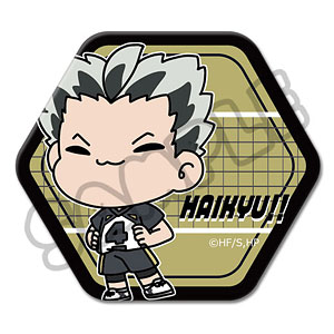 「ハイキュー！！」第9弾 六角形缶バッジ(mochocho) M-TE(木兎光太郎)
