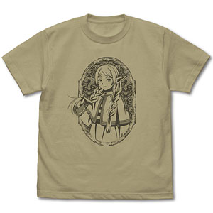 葬送のフリーレン 三つ編みのフリーレン Tシャツ/SAND KHAKI-S