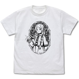 葬送のフリーレン 三つ編みのフリーレン Tシャツ/WHITE-L