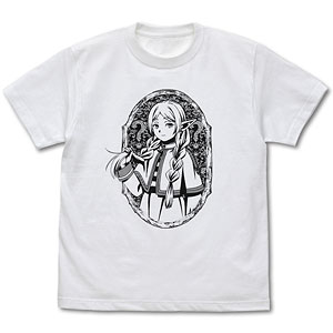 葬送のフリーレン 三つ編みのフリーレン Tシャツ/WHITE-XL