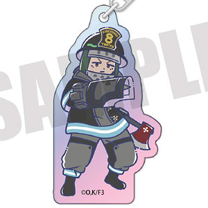 TVアニメ『炎炎ノ消防隊 参ノ章』 れとぽぷ オーロラアクリルキーホルダー 秋樽桜備