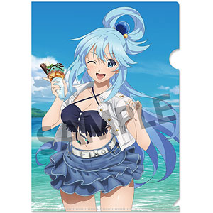 この素晴らしい世界に祝福を！ 描き下ろしクリアファイル アクア バカンス ver.