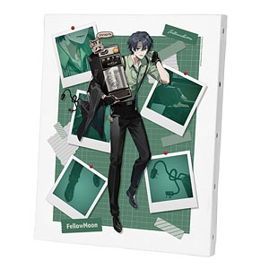 新月同行 家泉 F3号キャンバスボード