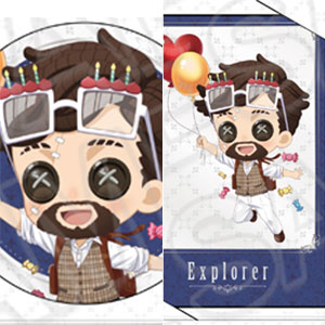 Identity V カンバッジ＆チェキ風カード 冒険家 Birthday＆Characterday 2026 ver.