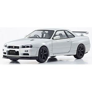 KYOSHOオリジナル 1/43 日産 スカイライン R34 GT-R VスペックII(ホワイトパール)