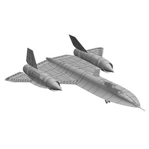 1/48 ロッキード SR-71B ブラックバード プラモデル