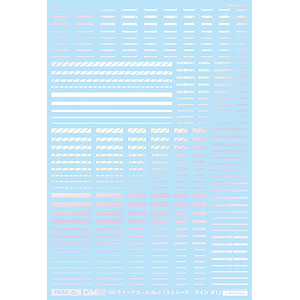 アシタのデカール GM ラインデカール No.7「ストレート・ライン#1」パールレッド