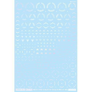 アシタのデカール GM ラインデカール No.10「サークル＆ワンポイント#2」パールレッド