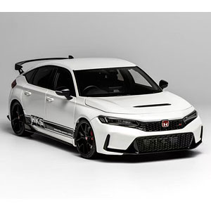 1/18 Honda Civic TYPE R (FL5) HKS Livery Championship white