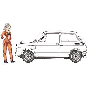 1/24 ホンダ N360S (N II) “ルーシーマクドネル” w/フィギュア プラモデル