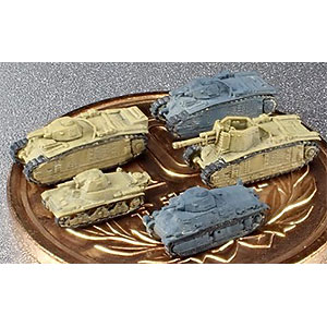 1/700 ドイツ軍鹵獲車両F1セット レジンキット