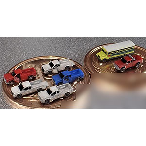 1/700 アメリカンピックアップトラック セット レジンキット