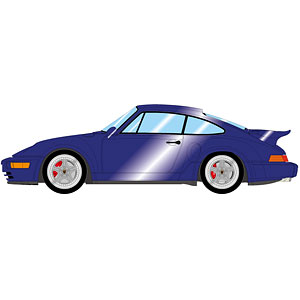 1/43 ポルシェ 911 (964) ターボS フラットノーズ 1994 コバルトブルーメタリック