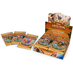 ディズニー・ロルカナ・TCG 日本語版 ブースターパック WILDS UNKNOWN 未知なる彼方へ！ 16パック入りBOX