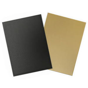 AT-15069 Black ＆ Gold Sleeves - Standard size - Matte Dual パック