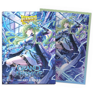 AT-16186 Lorraine， Arclight Saber Sleeves - Standard size - Dual Art- Grand Archive パック